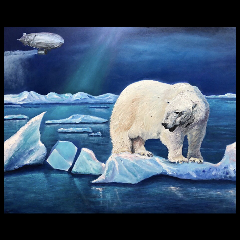 MELANCHOLY, oil on canvas